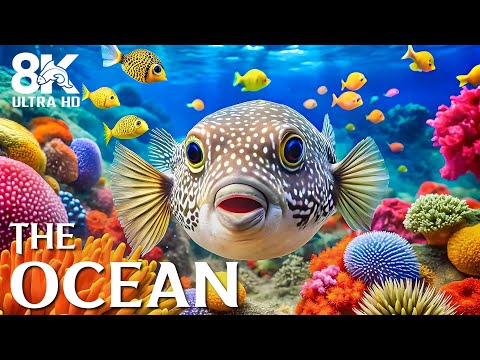 Видео: Океаническое царство 8K (ULTRA HD) 🐠 Откройте для себя мир через чудеса морской жизни