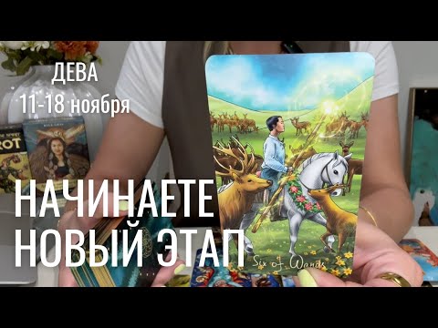 Видео: ДЕВА : Вы постепенно начинаете новый этап | Неделя 11-18 ноября 2024 таро прогноз