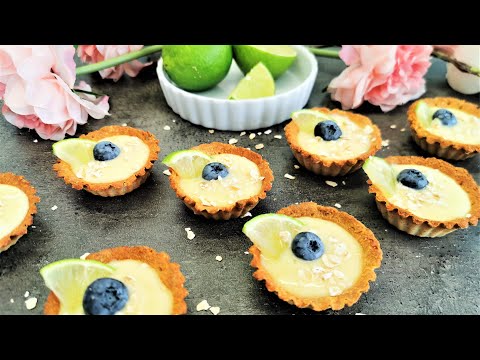 Видео: Полезные Овсяные Тарталетки с Лимонным Курдом | ПП Десерт с Заварным Кремом БЕЗ Сахара, Муки и Масла
