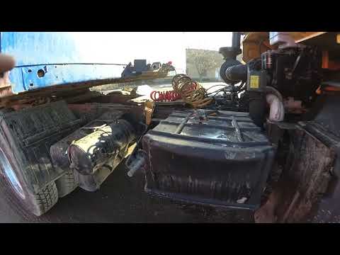 Видео: Шипит воздухораспределитель прицепа тел. 89054934540