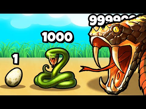 Видео: ЭВОЛЮЦИЯ РАЗМЕРА ЗМЕИ, МАКСИМАЛЬНЫЙ УРОВЕНЬ! | Snake Clash