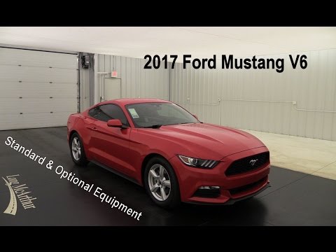 Видео: Ford Mustang V6 2017 года — стандартное и дополнительное оборудование