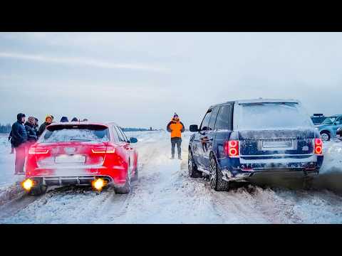 Видео: ОБГОНИ AUDI RS6 по СНЕГУ и ЗАБЕРИ ДЕНЬГИ! ОПАСНЫЕ ГОНКИ