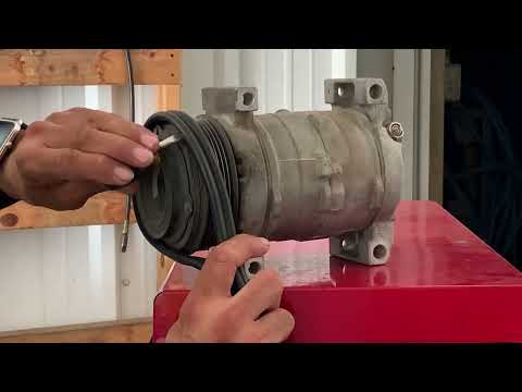 Видео: Ремень кондиционера BMW 09 X5 3.0