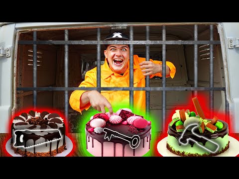 Видео: Выбери правильный ТОРТ, чтобы сбежать из ТЮРЬМЫ!