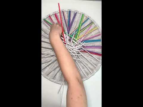 Видео: Do it yourself. Wicken tray with glass / Плетёный поднос с защитным стеклом 