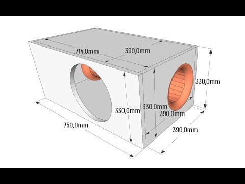 Видео: Короб на трубе под DL Audio Gryphon Lite 12 Vented box for 12" subwoofer