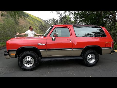 Видео: Dodge Ramcharger - вот какими внедорожники были раньше