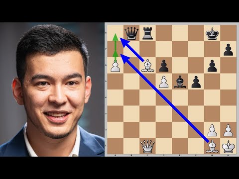 Видео: МОЩНАЯ ПЕШКА Нодирбека Абдусатторова! FIDE Grand Swiss 2025 (1 тур) | Шахматы