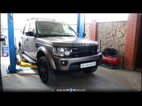 Видео: Замена задних тормозных колодок на Land Rover Discovery 4  3,0 Ленд Ровер Дискавери 4 2015