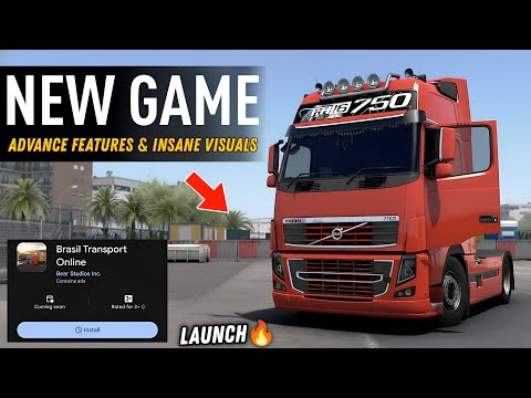 Видео: BRASIL TRANSPORT ONLINE — запуск в Play Store с реалистичной графикой и физикой 🔥🤯