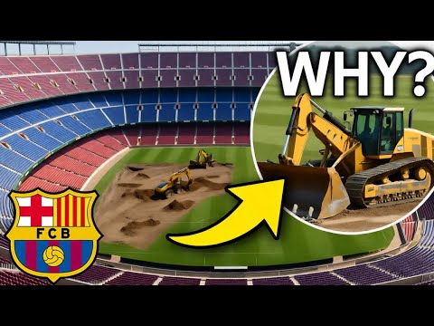 Видео: Обновление строительства «Камп Ноу»: инженерные секреты возрождения футбольного гиганта