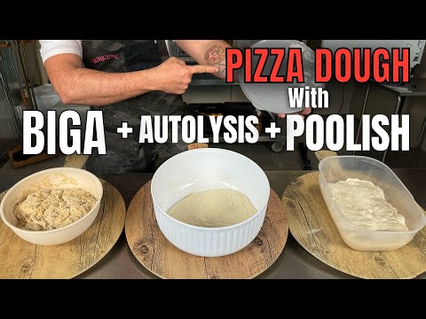Видео: Biga + Autolysis + Poolish в 1 тесте для пиццы и вот что произошло!