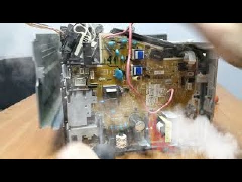 Видео: Принтер не включается, скачок напряжения.