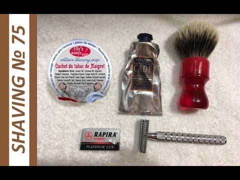 Видео: #Бритье №77 Elly"s Wander Shop, Yaqi, Razorock German slant 37 #shaving