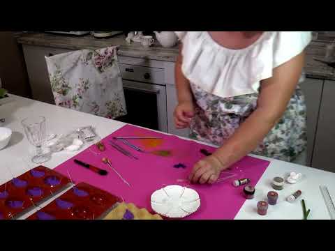 Видео: Невероятно красивый тюльпан из мастики! 3часть