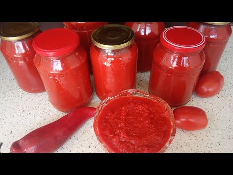 Видео: ТОМАТ. Томатная паста на зиму.Tomat pastasi .Juda oson usulda tayyorlash.