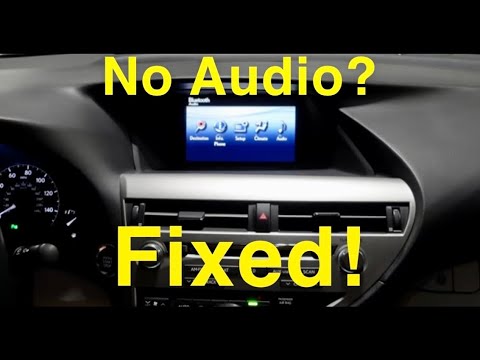 Видео: Снятие и ремонт усилителя на Lexus RX350 2010-2015 гг.