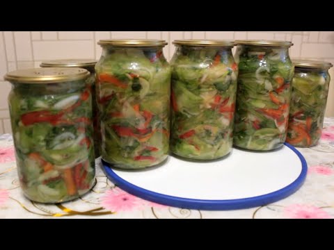 Видео: САЛАТ из ЗЕЛЕНЫХ ПОМИДОРОВ на ЗИМУ! ТАКОГО САЛАТА ВЫ ТОЧНО НЕ ЕЛИ! 👌 Göy Pomidor Salatı