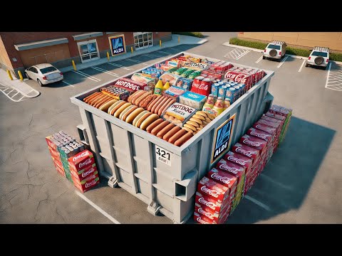 Видео: Дайвинг в мусорных контейнерах Aldi # 806, 1 ноября 2025 г.