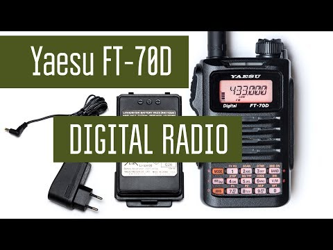 Видео: Yaesu FT-70D - двухдиапазонная радиостанция. Замена популярной FT-60R? VHF/UHF цифровая рация.