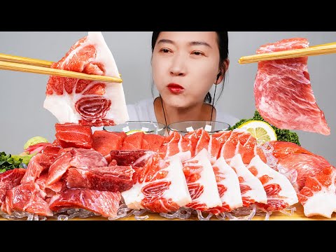 Видео: АСМР сашими из тунца МУКБАНГ звуки еды