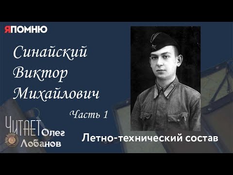 Видео: Синайский Виктор Михайлович. Часть 1. Проект "Я помню" Артема Драбкина. Летно-технический состав.