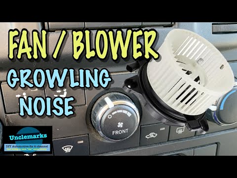 Видео: Почему шумит мотор вентилятора переднего обдува на моём Grand Caravan? Как заменить мотор вентиля...