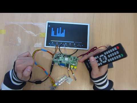 Видео: Дисплей для машины. 8.9" плюс скалер v59 мини