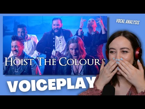 Видео: VOICEPLAY: Hoist The Colours с участием Хосе Росарио-младшего | Реакция преподавателя вокала (и а...