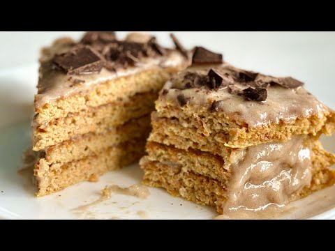 Видео: Диетический торт без муки за 10 минут! без духовки! без сахара!