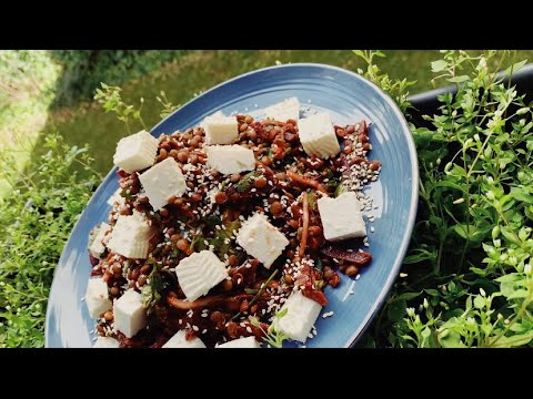 Видео: Բազուկով Ոսպով Առողջարար  համեղ աղցան/beetroot salad recipe /Салат из свёклы/salade de betterave