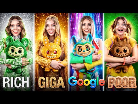 Видео: Бедная vs Богатая vs Гига Богатая vs Гугл Девушка! Кто Главный в Старшей Школе?