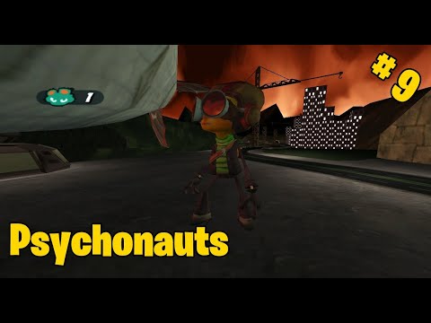 Видео: Psychonauts - Прохождение #9 (В роли Годзиллы)