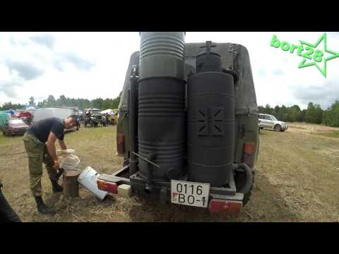 Видео: жесть! УАЗ ездит на дровах, на дровах КАРЛ!!! я в шоке