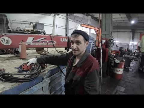 Видео: Раз в шесть лет на кране Unic надо менять уплотняшки на коллекторе в колонне. Ремонт юника в Москве.