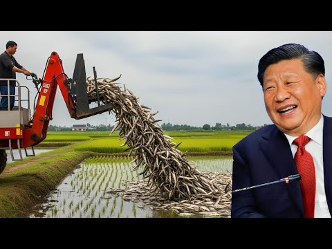 Видео: Китайцы Заселили Рыбу в Рисовые Поля — Через год случилось невероятное