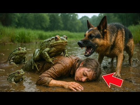 Видео: Богатый мужчина бросил девушку в болото, но немецкая овчарка сделала невозможное...