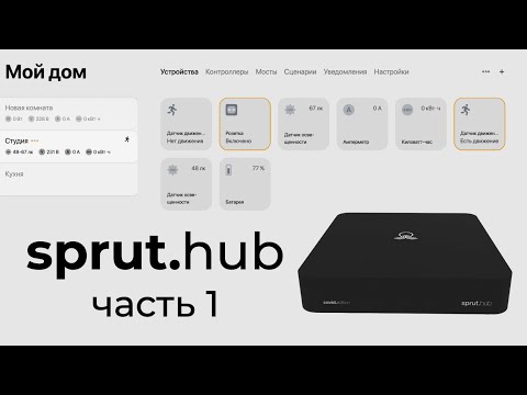 Видео: [#41] Обзор sprut.hub CE – часть 1. Универсальность, локальность, без кода