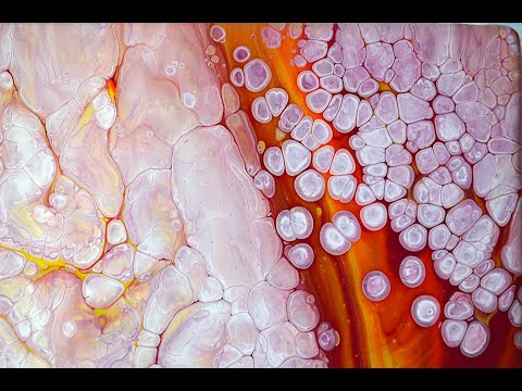 Видео: Облака в технике Ring Pour| Акриловая заливка.