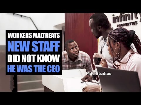 Видео: Рабочие плохо обращаются с новым сотрудником, не зная, что он генеральный директор | Mocistudios