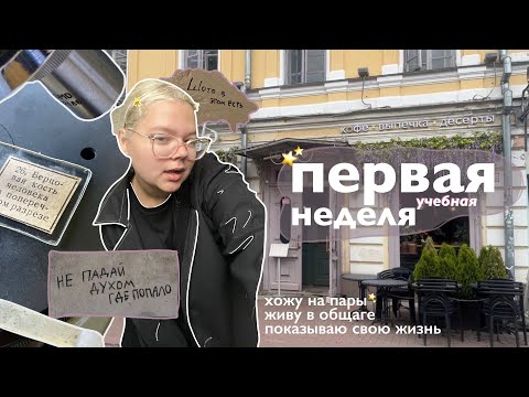 Видео: vlog | первая учебная неделя в университете📑 *жизнь в общаге, первое впечатление о учёбе*