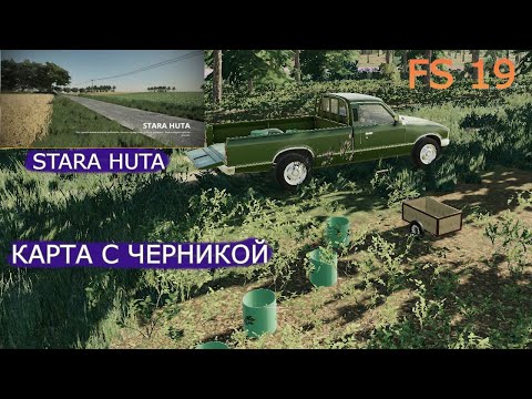 Видео: FS 19.Карта STARA HUTA.Карта с черникой,козами,утками.