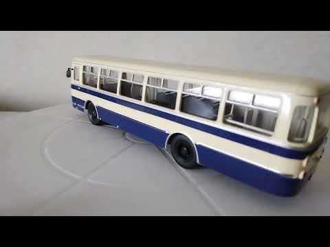 Видео: теперь раритет.  #лиаз   677 ранний от фирмы  #classicbus   #масштабные_модели  #автобус