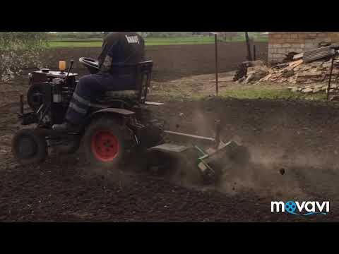 Видео: Фрезеровка мототрактором под посадку картошки 2019