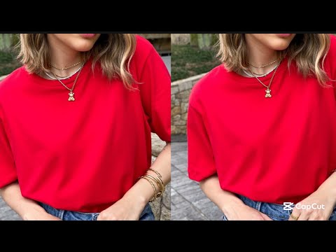 Видео: Идеальное поло/футболка с круглым вырезом | как идеально выкроить и сшить поло большого размера с...