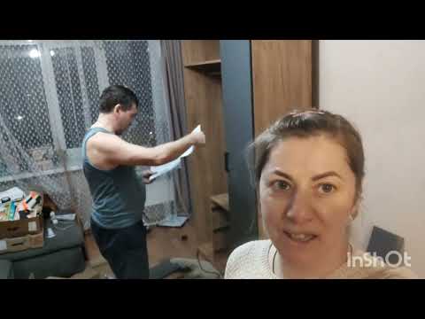Видео: Новая мебель для нашей  квартиры/Муж собирает стенку//Хроника нашего дня