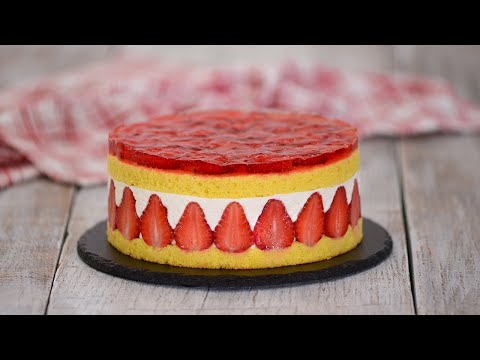 Видео: Клубничный Торт с Творожным Кремом