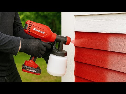 Видео: EİNHELL TC-SY 18/60 Li — РАСПЫЛИТЕЛЬНАЯ КРАСКА НА АККУМУЛЯТОРАХ, ДЕЛАЕТ ОТЛИЧНУЮ ПОКРАСКУ!