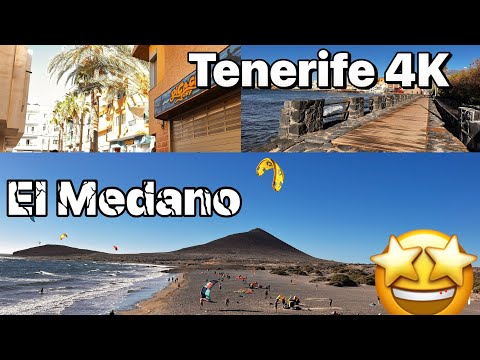 Видео: Тенерифе . Эль Медано - курорт для любителей южного ветра